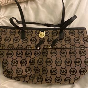 Michael Kors monogram shoulder bag